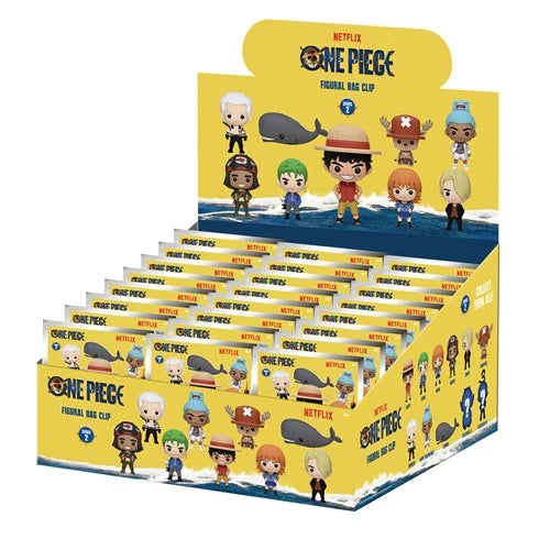 ONE PIECE NETFLIX LIVE ACTION SERIES 2 Bag Clip Keyring (Blind Bag)