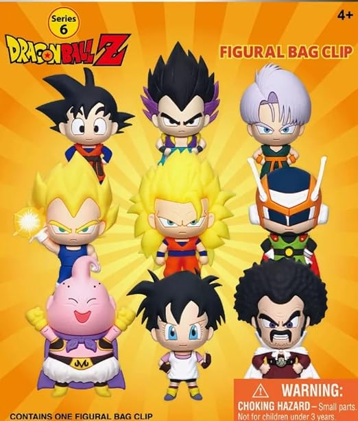 DRAGON BALL Z SERIES 4 Bag Clip Keyring (Blind Bag)