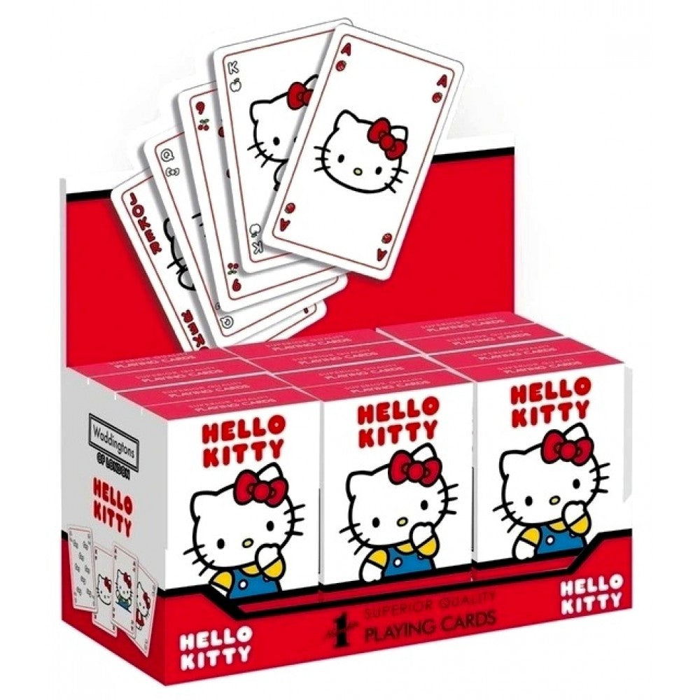 Hello Kitty Waddingtons Playing Cards