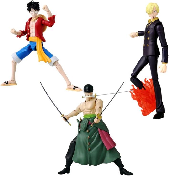 One Piece Anime Heroes 6-inch Action Figures